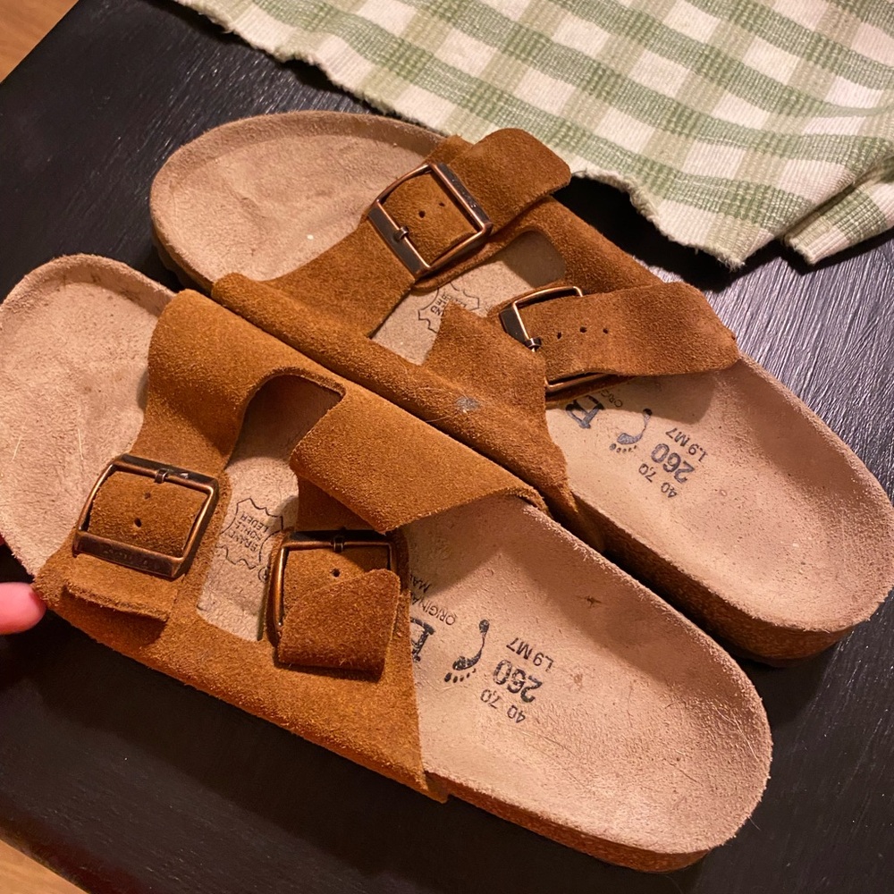 Betula by Birkenstock Brown Suede Sandals